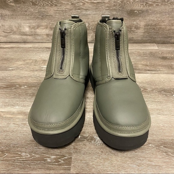 UGG | Neumel Platform Zip Chukka Boots In Ultra Matte Seaweed Size 11 NEW - Picture 4 of 9